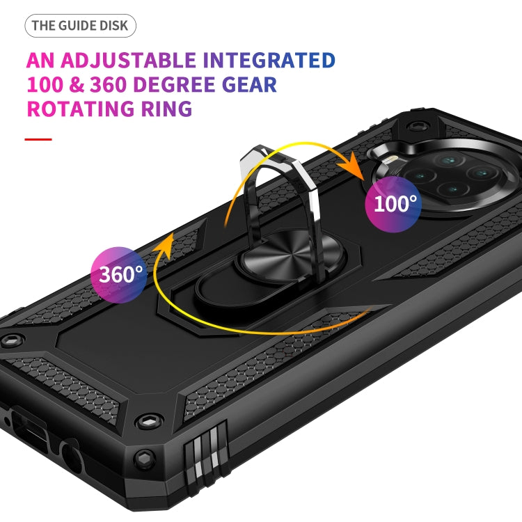 For Xiaomi Mi 10T Lite 5G Shockproof TPU + PC Protective Case with 360 Degree Rotating Holder(Black) - Xiaomi Cases by buy2fix | Online Shopping UK | buy2fix