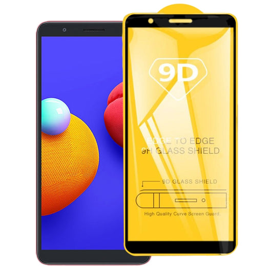 For Samsung Galaxy M01 Core 9D Full Glue Full Screen Tempered Glass Film - Galaxy Tempered Glass by buy2fix | Online Shopping UK | buy2fix