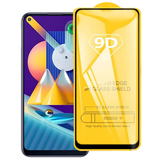 For Samsung Galaxy M11 9D Full Glue Full Screen Tempered Glass Film - Galaxy Tempered Glass by buy2fix | Online Shopping UK | buy2fix