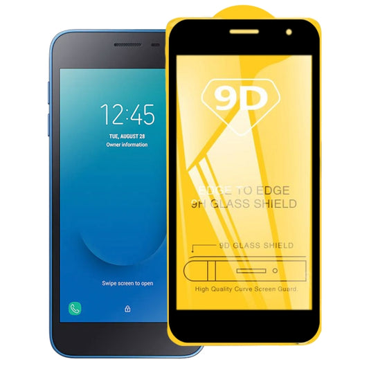 For Samsung Galaxy J2 Core 2020 9D Full Glue Full Screen Tempered Glass Film - Galaxy Tempered Glass by buy2fix | Online Shopping UK | buy2fix