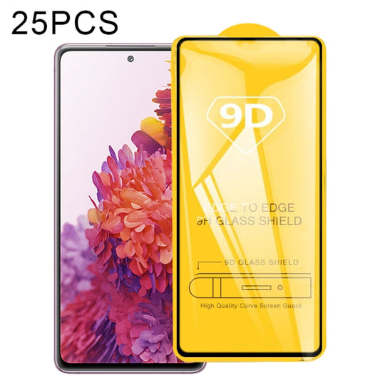 For Samsung Galaxy S20 FE / S20 FE 5G / S20 FE 2022 25 PCS 9D Full Glue Full Screen Tempered Glass Film - Galaxy Tempered Glass by buy2fix | Online Shopping UK | buy2fix