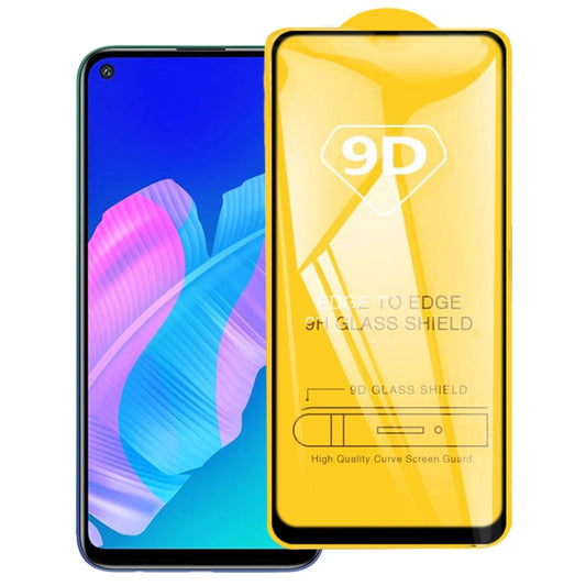 For Huawei P40 Lite E 9D Full Glue Full Screen Tempered Glass Film - Huawei Tempered Glass by buy2fix | Online Shopping UK | buy2fix