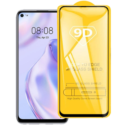 For Huawei P40 Lite 5G 9D Full Glue Full Screen Tempered Glass Film - Huawei Tempered Glass by buy2fix | Online Shopping UK | buy2fix