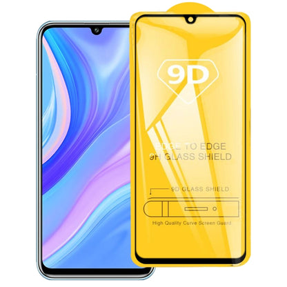 For Huawei Y8p 9D Full Glue Full Screen Tempered Glass Film - Huawei Tempered Glass by buy2fix | Online Shopping UK | buy2fix