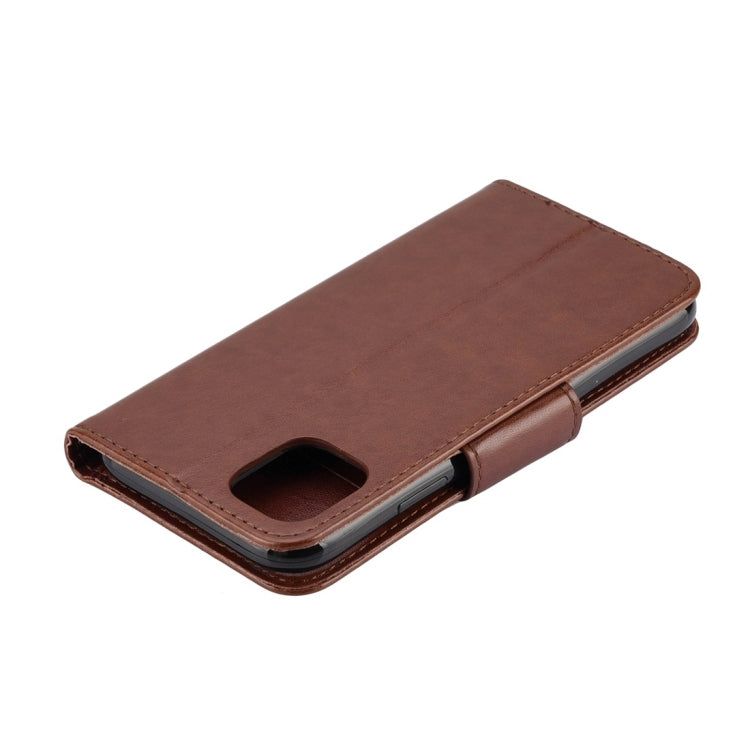 For iPhone 11 Pro Butterfly Flower Pattern Horizontal Flip Leather Case with Holder & Card Slots & Wallet(Brown) - iPhone 11 Pro Cases by buy2fix | Online Shopping UK | buy2fix