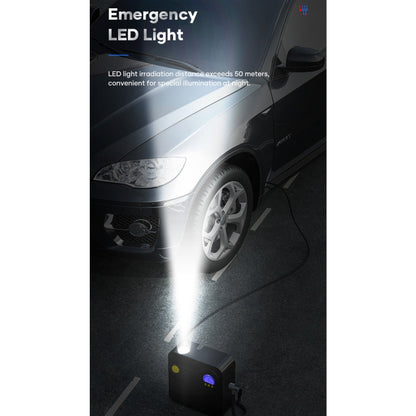 Rock Multi-function Portable LED Digital Display Car Air Pump - Inflatable Pump by ROCK | Online Shopping UK | buy2fix