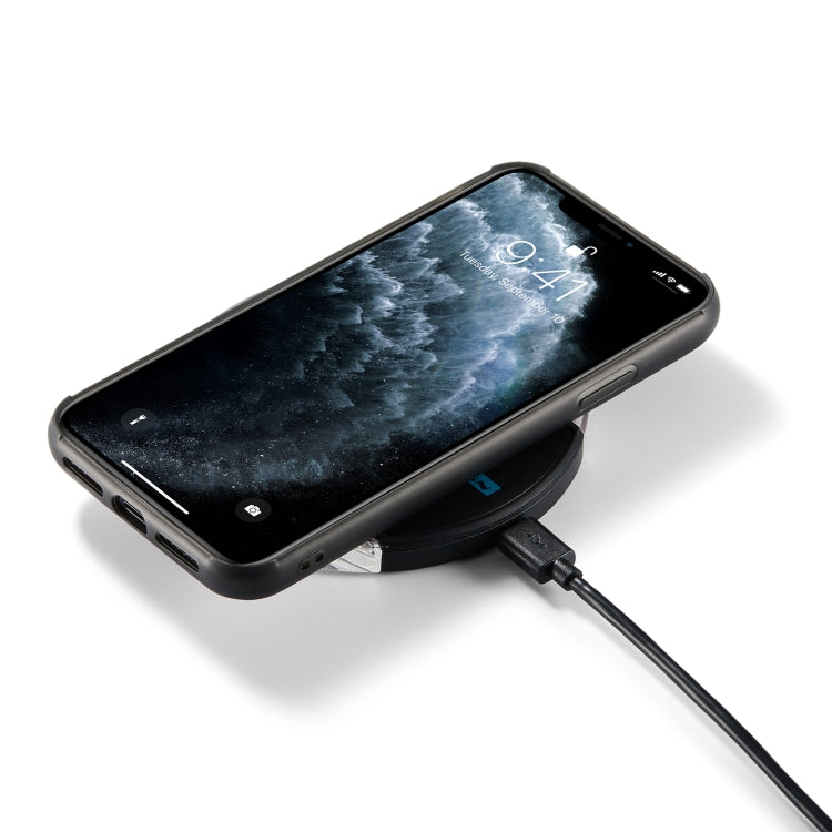 For iPhone 11 Pro Max JEEHOOD Retro Magnetic Detachable Protective Case with Wallet & Card Slot & Holder (Black) - iPhone 11 Pro Max Cases by buy2fix | Online Shopping UK | buy2fix