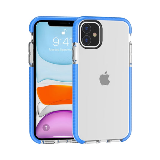 For iPhone 11 Highly Transparent Soft TPU Case(Blue) - iPhone 11 Cases by buy2fix | Online Shopping UK | buy2fix