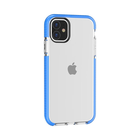 For iPhone 11 Highly Transparent Soft TPU Case(Blue) - iPhone 11 Cases by buy2fix | Online Shopping UK | buy2fix