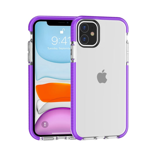 For iPhone 11 Highly Transparent Soft TPU Case(Purple) - iPhone 11 Cases by buy2fix | Online Shopping UK | buy2fix