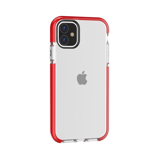 For iPhone 11 Highly Transparent Soft TPU Case(Red) - iPhone 11 Cases by buy2fix | Online Shopping UK | buy2fix