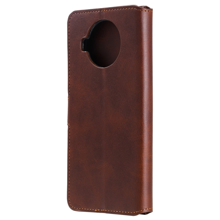 For Xiaomi Mi 10T Lite 5G / Redmi Note 9 Pro 5G Classic Calf Texture PU + TPU Horizontal Flip Leather Case, with Holder & Card Slots & Wallet(Brown) - Xiaomi Cases by buy2fix | Online Shopping UK | buy2fix