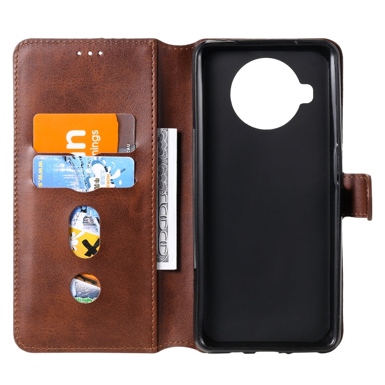 For Xiaomi Mi 10T Lite 5G / Redmi Note 9 Pro 5G Classic Calf Texture PU + TPU Horizontal Flip Leather Case, with Holder & Card Slots & Wallet(Brown) - Xiaomi Cases by buy2fix | Online Shopping UK | buy2fix