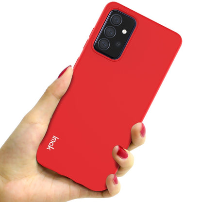 For Samsung Galaxy A72 5G / 4G IMAK UC-2 Series Shockproof Full Coverage Soft TPU Case(Red) by imak