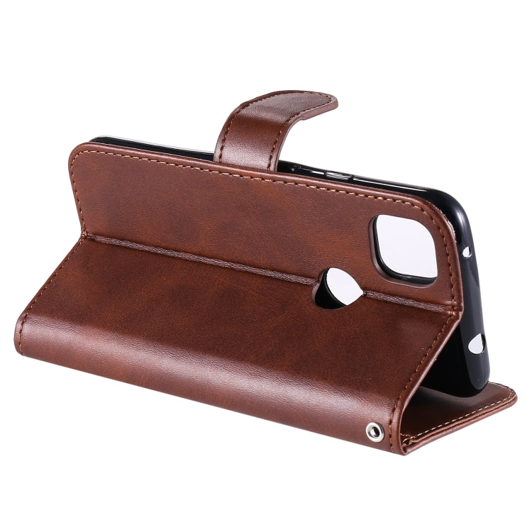 For Google Pixel 4a 4G Fashion Calf Texture Zipper Horizontal Flip Leather Case with Holder & Card Slots & Wallet(Brown) by buy2fix