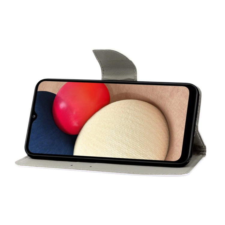 For Samsung Galaxy A52 5G / 4G Colored Drawing Pattern Horizontal Flip Leather Case with Holder & Card Slots & Wallet & Lanyard(Yellow Flower Butterfly) by buy2fix