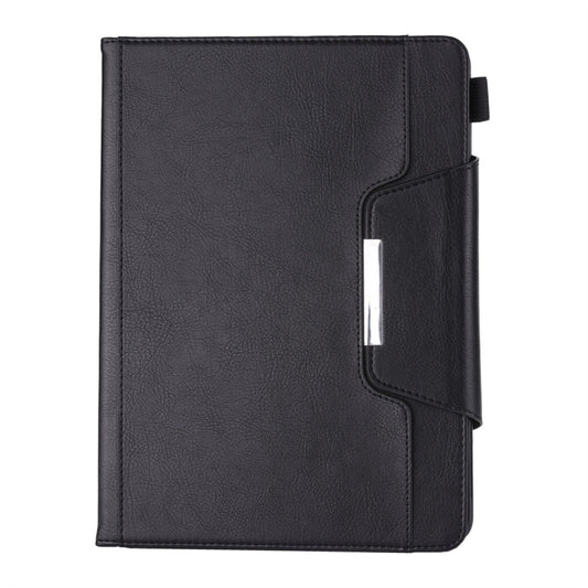 For iPad 10.2 2021 / 2020 / 2019 Business Style Horizontal Flip Leather Case with Holder & Card Slot & Photo Frame & Wallet(Black) by buy2fix