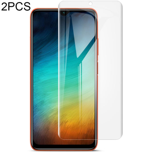 For Xiaomi Redmi Note 9 4G / 9 Power 2 PCS IMAK 0.15mm Curved Full Screen Protector Hydrogel Film Front Protector - For Xiaomi by imak | Online Shopping UK | buy2fix