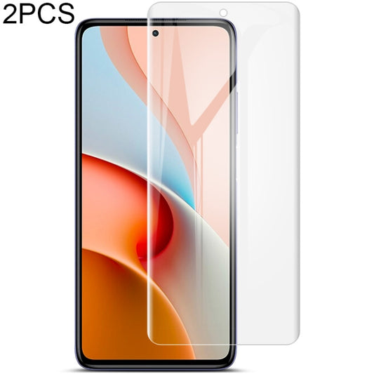 For Xiaomi Mi 10T Lite 5G / Redmi Note 9 Pro 5G 2 PCS IMAK 0.15mm Curved Full Screen Protector Hydrogel Film Front Protector - For Xiaomi by imak | Online Shopping UK | buy2fix