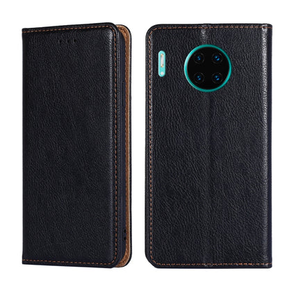 For Huawei Mate 30 Pro PU + TPU Gloss Oil Solid Color Magnetic Horizontal Flip Leather Case with Holder & Card Slot & Wallet(Black) - Huawei Cases by buy2fix | Online Shopping UK | buy2fix