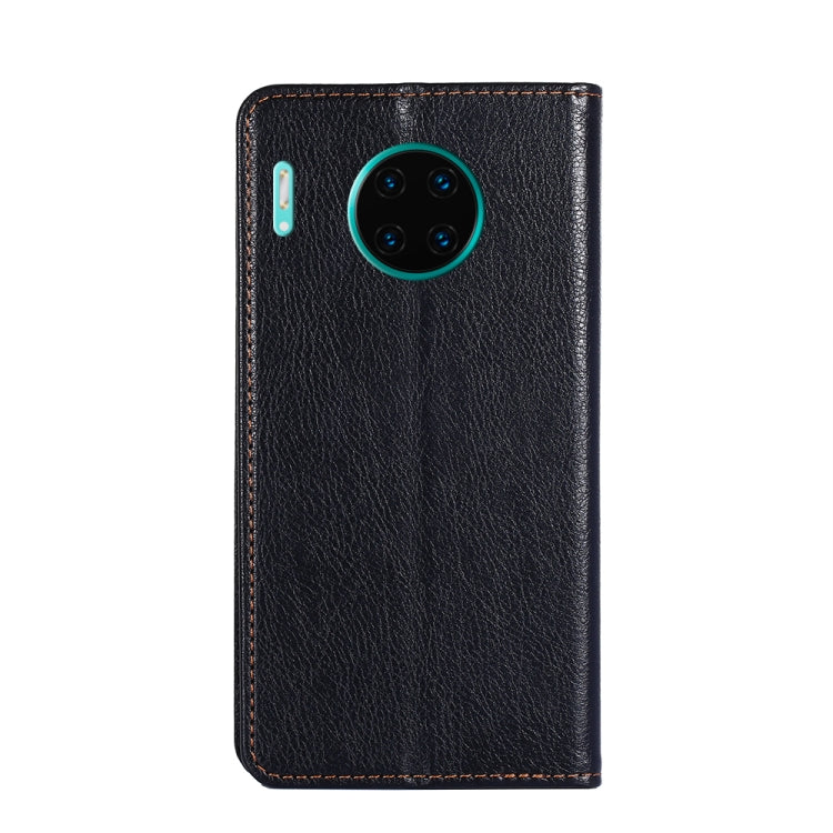 For Huawei Mate 30 Pro PU + TPU Gloss Oil Solid Color Magnetic Horizontal Flip Leather Case with Holder & Card Slot & Wallet(Black) - Huawei Cases by buy2fix | Online Shopping UK | buy2fix