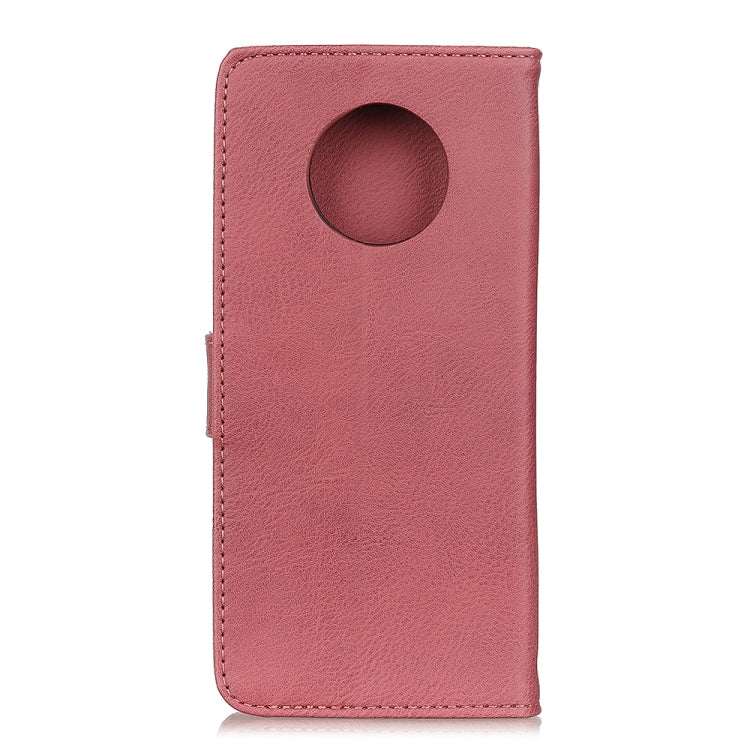 For Xiaomi Redmi Note 9 5G KHAZNEH Cowhide Texture Horizontal Flip Leather Case with Holder & Card Slots & Wallet(Pink) - Xiaomi Cases by buy2fix | Online Shopping UK | buy2fix