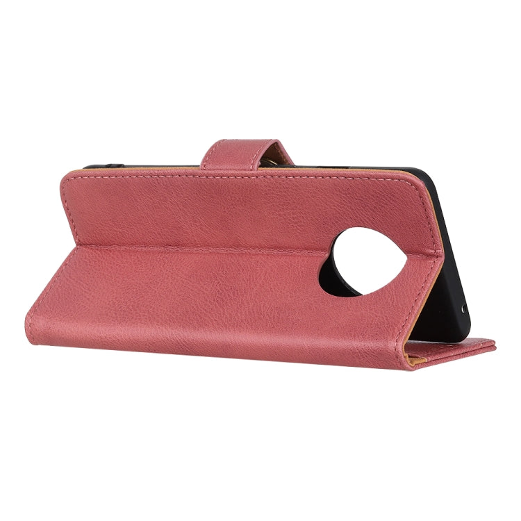 For Xiaomi Redmi Note 9 5G KHAZNEH Cowhide Texture Horizontal Flip Leather Case with Holder & Card Slots & Wallet(Pink) - Xiaomi Cases by buy2fix | Online Shopping UK | buy2fix
