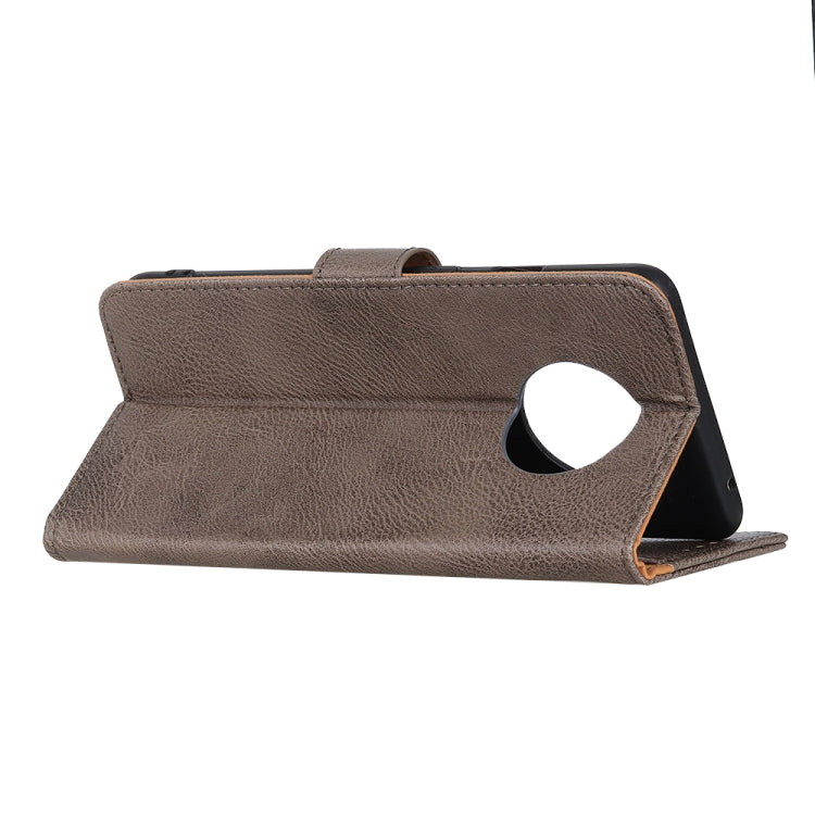 For Xiaomi Redmi Note 9 5G KHAZNEH Cowhide Texture Horizontal Flip Leather Case with Holder & Card Slots & Wallet(Khaki) - Xiaomi Cases by buy2fix | Online Shopping UK | buy2fix