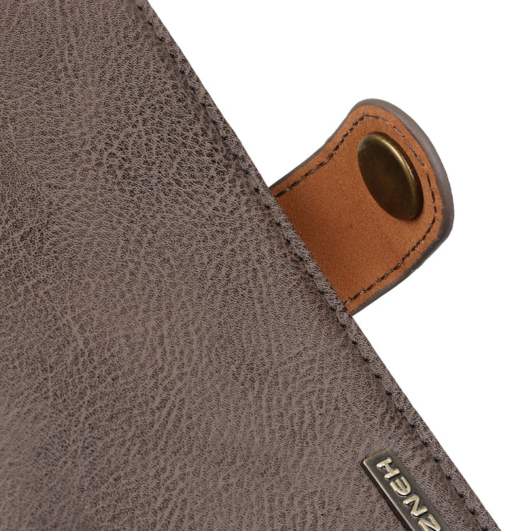 For Xiaomi Redmi Note 9 5G KHAZNEH Cowhide Texture Horizontal Flip Leather Case with Holder & Card Slots & Wallet(Khaki) - Xiaomi Cases by buy2fix | Online Shopping UK | buy2fix