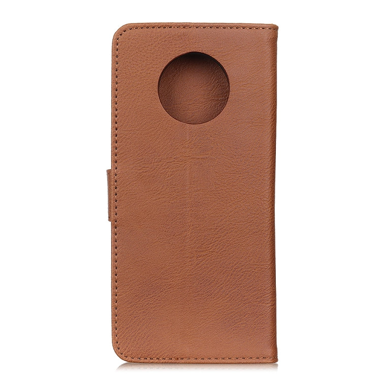 For Xiaomi Redmi Note 9 5G KHAZNEH Cowhide Texture Horizontal Flip Leather Case with Holder & Card Slots & Wallet(Brown) - Xiaomi Cases by buy2fix | Online Shopping UK | buy2fix