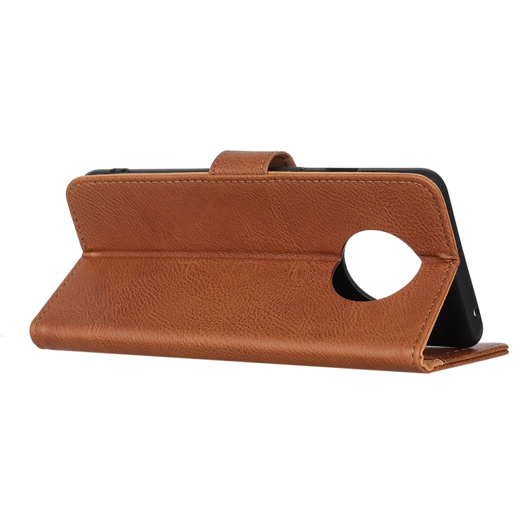 For Xiaomi Redmi Note 9 5G KHAZNEH Cowhide Texture Horizontal Flip Leather Case with Holder & Card Slots & Wallet(Brown) - Xiaomi Cases by buy2fix | Online Shopping UK | buy2fix