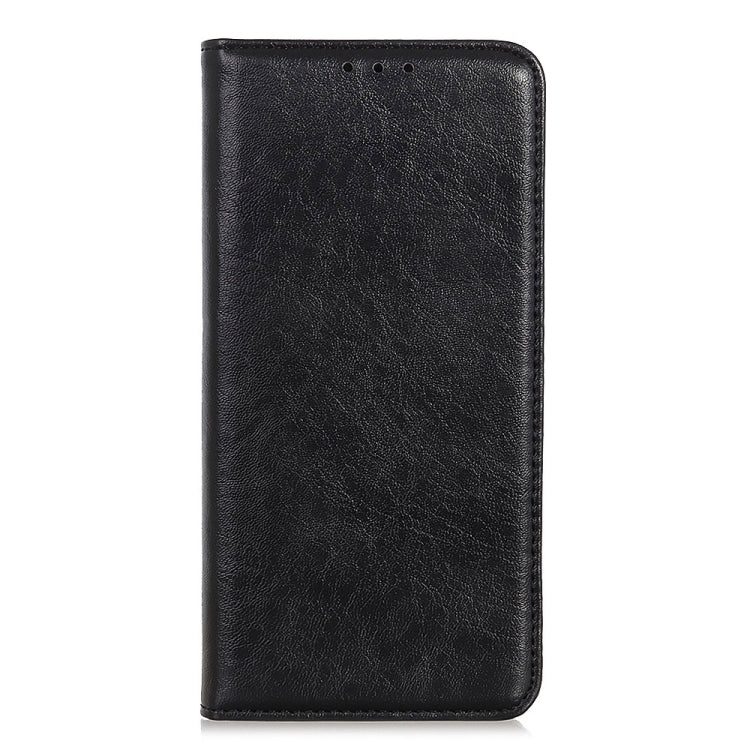 For OnePlus 9 Pro Magnetic Crazy Horse Texture Horizontal Flip Leather Case with Holder & Card Slots & Wallet(Black) - OnePlus Cases by buy2fix | Online Shopping UK | buy2fix
