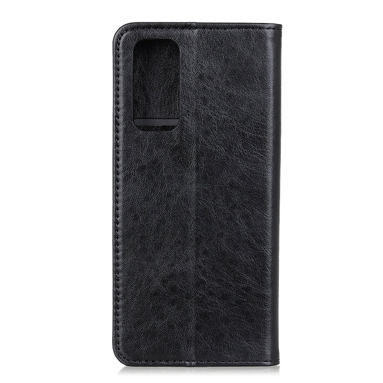 For OnePlus 9 Pro Magnetic Crazy Horse Texture Horizontal Flip Leather Case with Holder & Card Slots & Wallet(Black) - OnePlus Cases by buy2fix | Online Shopping UK | buy2fix