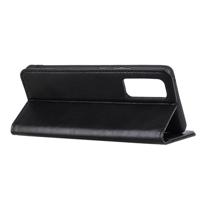 For OnePlus 9 Pro Magnetic Crazy Horse Texture Horizontal Flip Leather Case with Holder & Card Slots & Wallet(Black) - OnePlus Cases by buy2fix | Online Shopping UK | buy2fix