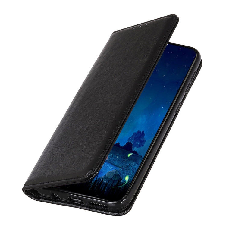 For OnePlus 9 Pro Magnetic Crazy Horse Texture Horizontal Flip Leather Case with Holder & Card Slots & Wallet(Black) - OnePlus Cases by buy2fix | Online Shopping UK | buy2fix