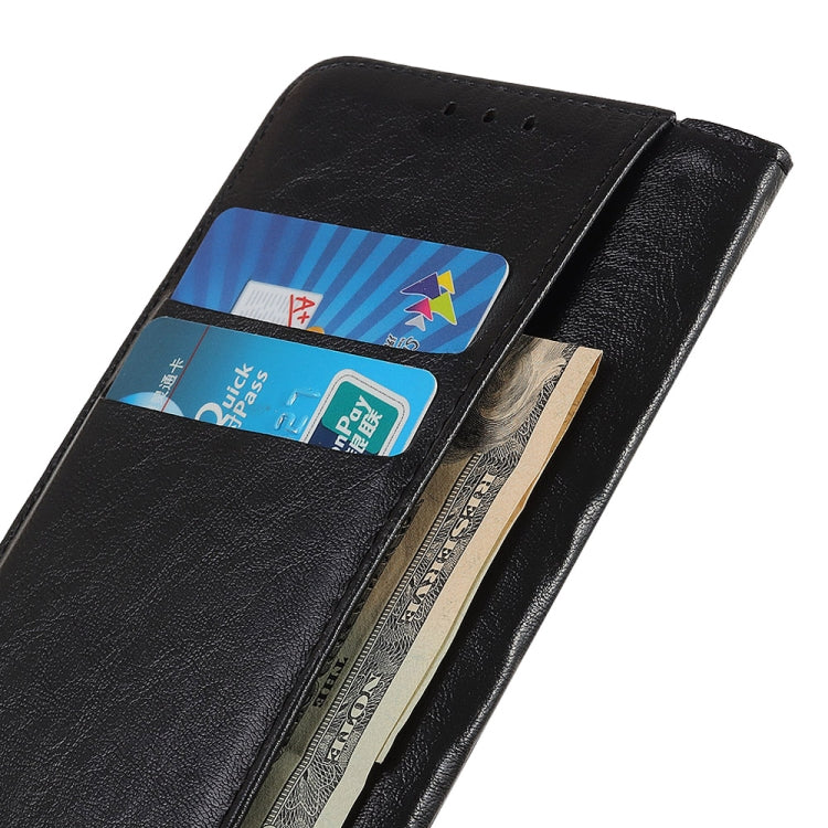 For OnePlus 9 Pro Magnetic Crazy Horse Texture Horizontal Flip Leather Case with Holder & Card Slots & Wallet(Black) - OnePlus Cases by buy2fix | Online Shopping UK | buy2fix