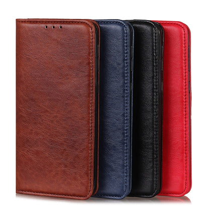 For OnePlus 9 Pro Magnetic Crazy Horse Texture Horizontal Flip Leather Case with Holder & Card Slots & Wallet(Black) - OnePlus Cases by buy2fix | Online Shopping UK | buy2fix