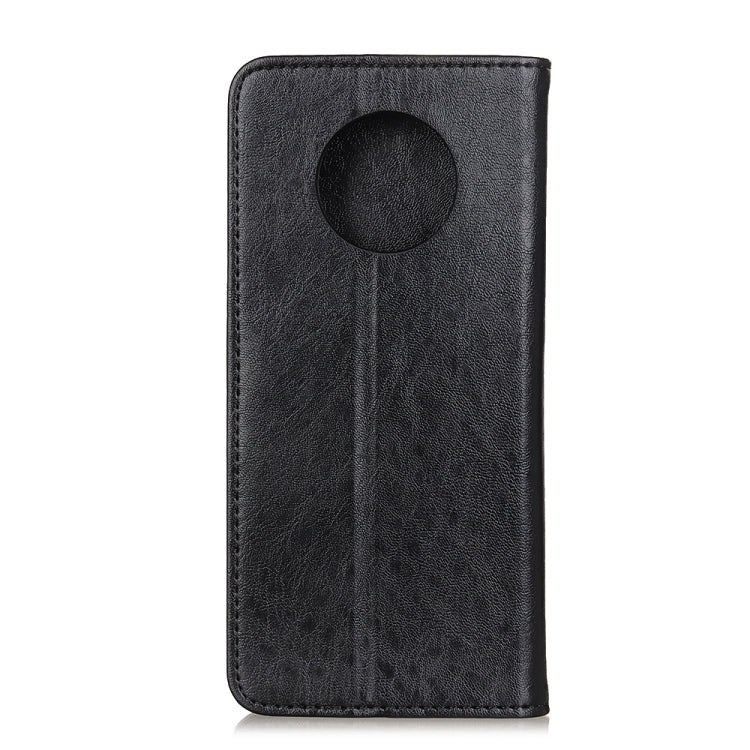 For Xiaomi Redmi Note 9 5G / Note 9T 5G Magnetic Crazy Horse Texture Horizontal Flip Leather Case with Holder & Card Slots & Wallet(Black) - Xiaomi Cases by buy2fix | Online Shopping UK | buy2fix