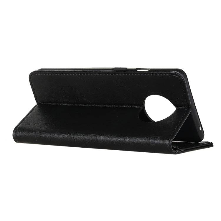For Xiaomi Redmi Note 9 5G / Note 9T 5G Magnetic Crazy Horse Texture Horizontal Flip Leather Case with Holder & Card Slots & Wallet(Black) - Xiaomi Cases by buy2fix | Online Shopping UK | buy2fix