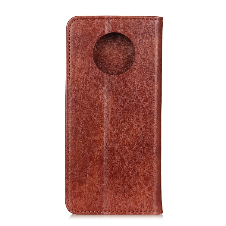 For Xiaomi Redmi Note 9 5G / Note 9T 5G Magnetic Crazy Horse Texture Horizontal Flip Leather Case with Holder & Card Slots & Wallet(Brown) - Xiaomi Cases by buy2fix | Online Shopping UK | buy2fix