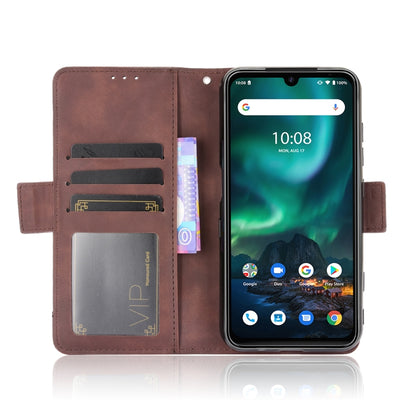 For UMIDIGI Bison Wallet Style Skin Feel Calf Pattern Leather Case with Separate Card Slot(Brown) - More Brand by buy2fix | Online Shopping UK | buy2fix