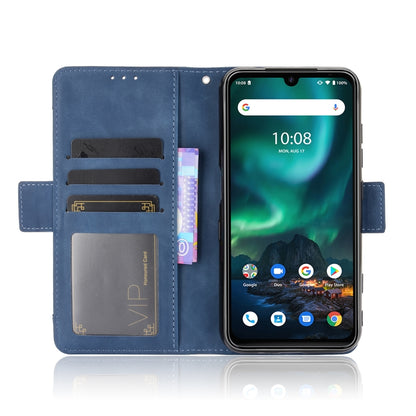 For UMIDIGI Bison Wallet Style Skin Feel Calf Pattern Leather Case with Separate Card Slot(Blue) - More Brand by buy2fix | Online Shopping UK | buy2fix