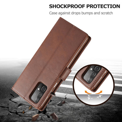 For Samsung Galaxy A52 5G / 4G LC.IMEEKE Calf Texture Horizontal Flip Leather Case with Holder & Card Slots & Wallet(Brown) - Galaxy Phone Cases by LC.IMEEKE | Online Shopping UK | buy2fix