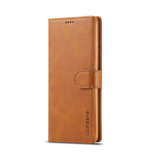 For Samsung Galaxy A52 5G / 4G LC.IMEEKE Calf Texture Horizontal Flip Leather Case with Holder & Card Slots & Wallet(Yellow) - Galaxy Phone Cases by LC.IMEEKE | Online Shopping UK | buy2fix
