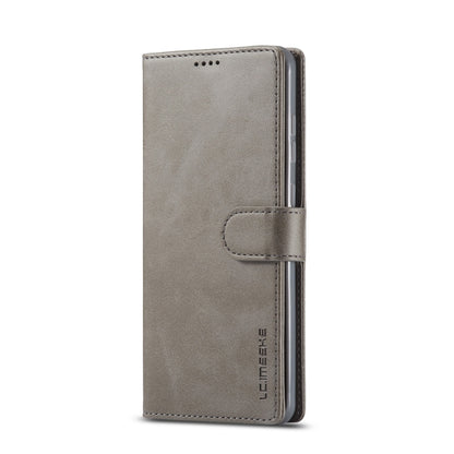 For Samsung Galaxy A52 5G / 4G LC.IMEEKE Calf Texture Horizontal Flip Leather Case with Holder & Card Slots & Wallet(Grey) - Galaxy Phone Cases by LC.IMEEKE | Online Shopping UK | buy2fix