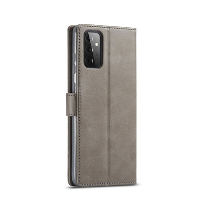 For Samsung Galaxy A72 5G / 4G LC.IMEEKE Calf Texture Horizontal Flip Leather Case with Holder & Card Slots & Wallet(Grey) - Galaxy Phone Cases by LC.IMEEKE | Online Shopping UK | buy2fix