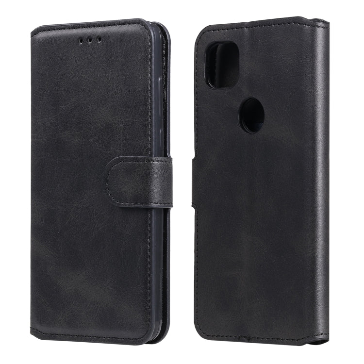 For Google Pixel 4a Classic Calf Texture PU + TPU Horizontal Flip Leather Case, with Holder & Card Slots & Wallet(Black) - Google Cases by buy2fix | Online Shopping UK | buy2fix