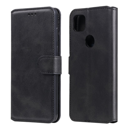 For Google Pixel 4a Classic Calf Texture PU + TPU Horizontal Flip Leather Case, with Holder & Card Slots & Wallet(Black) - Google Cases by buy2fix | Online Shopping UK | buy2fix