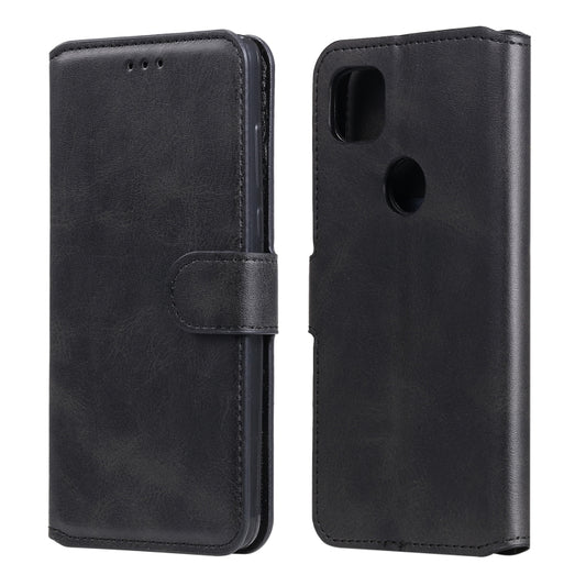 For Google Pixel 4a Classic Calf Texture PU + TPU Horizontal Flip Leather Case, with Holder & Card Slots & Wallet(Black) - Google Cases by buy2fix | Online Shopping UK | buy2fix