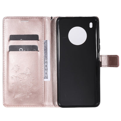 For Huawei Y9a 3D Butterflies Embossing Pattern Horizontal Flip Leather Case with Holder & Card Slot & Wallet(Rose Gold) - Huawei Cases by buy2fix | Online Shopping UK | buy2fix